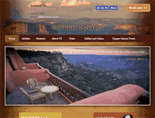 Tablet Screenshot of coppercanyon.com
